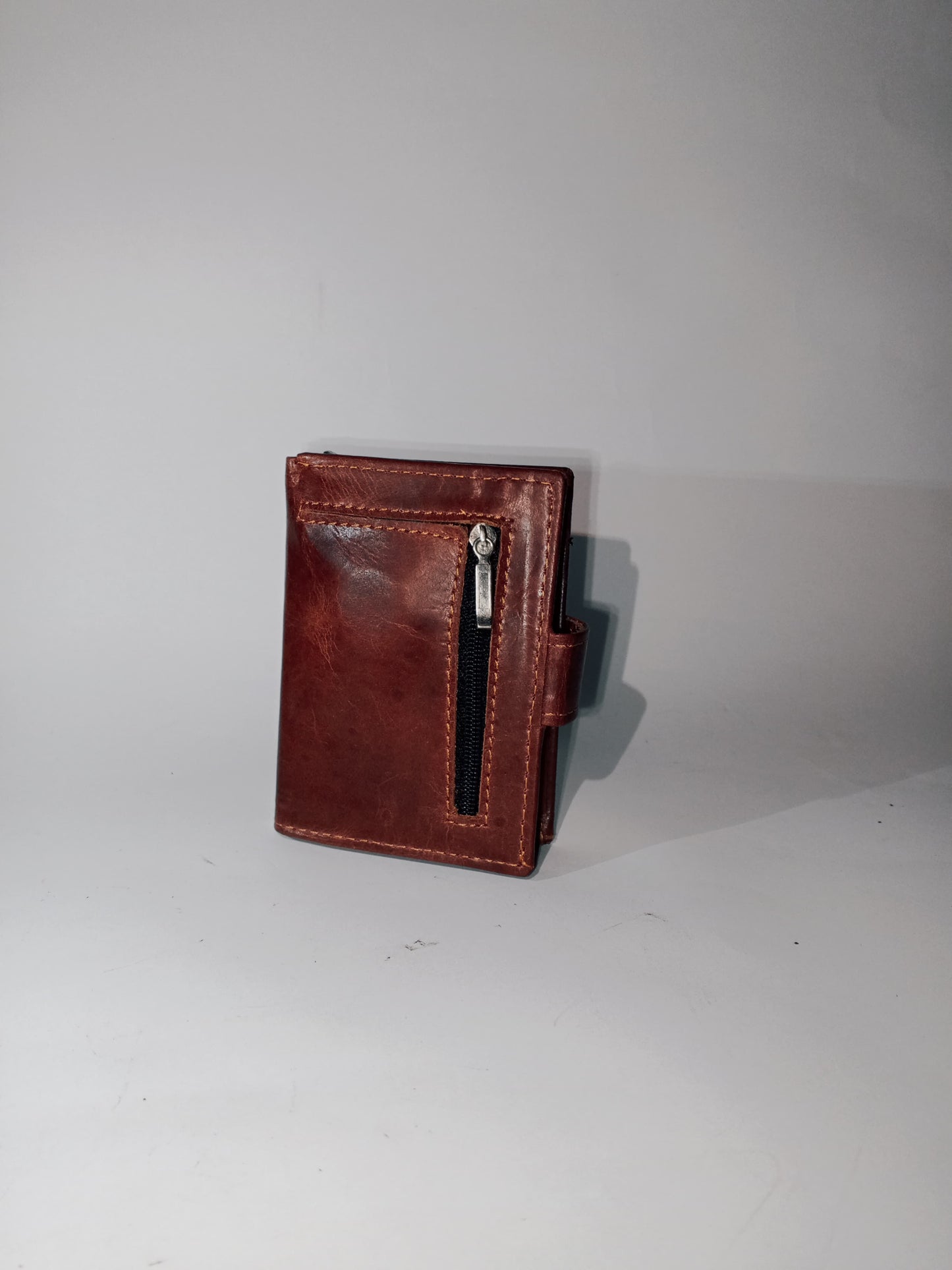 Pure Leather Wallet & Pop up card